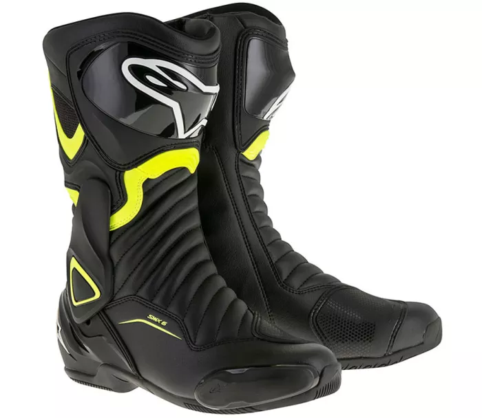 Topánky na motorku Alpinestars SMX-6 V2 black / yellow fluo veľ. 41