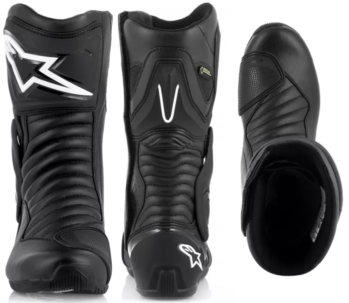 Topánky na motorku Alpinestars SMX-6 v2 gore-tex black veľ. 46