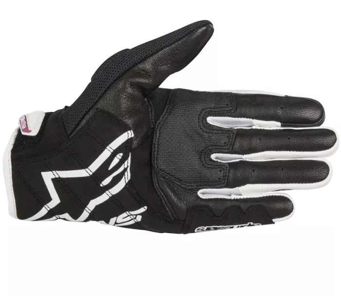 Dámske rukavice na moto Alpinestars Stella SMX-2 Air Carbon black/white/fuchsia vel. L