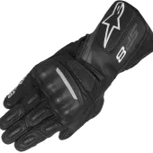 Rukavice na motorku Alpinestars SP-8 leather black/dark gray vel. M