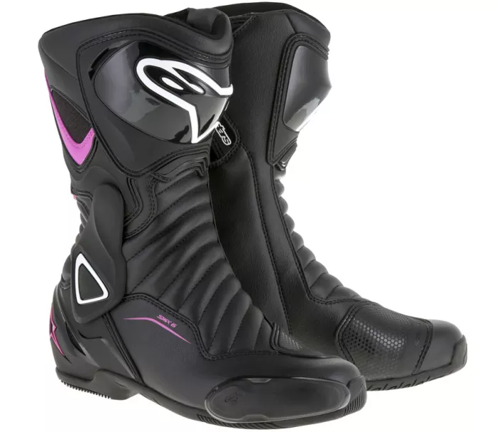 Dámske topánky na moto Alpinestars Stella SMX-6 V2 black / fuchsia / white veľ. 37
