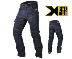 Kevlarové džínsy na moto Trilobite 1663 PROBUT X-FACTOR men long blue