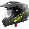 Helma na motorku XRC Dual Alpiner black/fluo