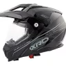 Helma na motorku XRC Dual Alpiner black/light grey