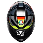 AGV K6 E2206 ERAZER BLACK/RED/YELLOW FLUO vel. S