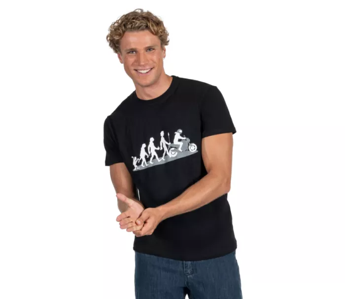 Louis Evolution tričko black/grey