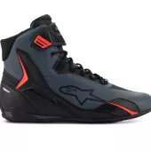 Topánky na moto 2026 Alpinestars Faster-4 Drystar black/red fluo
