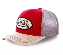 Šiltovka Von Dutch Baseball homme avec filet red/white