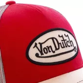 Šiltovka Von Dutch Baseball homme avec filet red/white
