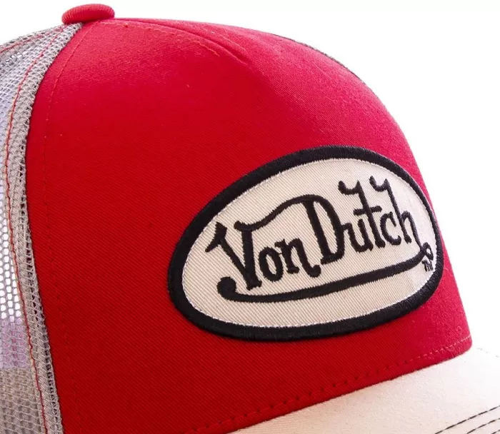 Šiltovka Von Dutch Baseball homme avec filet red/white