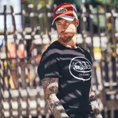 Šiltovka Von Dutch Baseball homme avec filet red/white