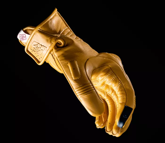 Rukavice na motorku Five Kansas gold vel. M