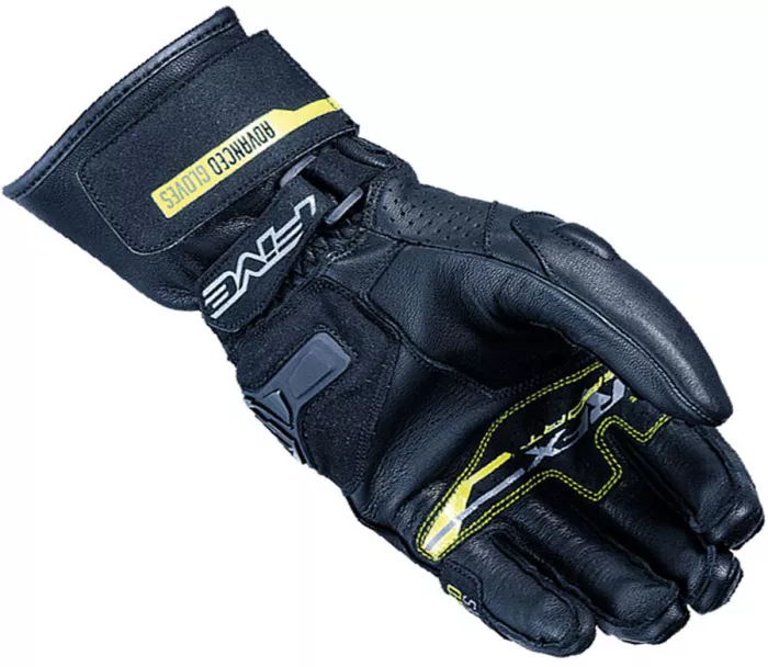Rukavice na moto Five RFX Sport black/fluo yellow vel.  M