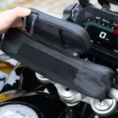 Puzdro na riadidlá motocykla CellularLine FIXED Handlebar Case, čierne