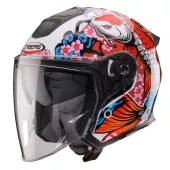 Caberg FLYON II KOI white/red/orange/blue vel. S