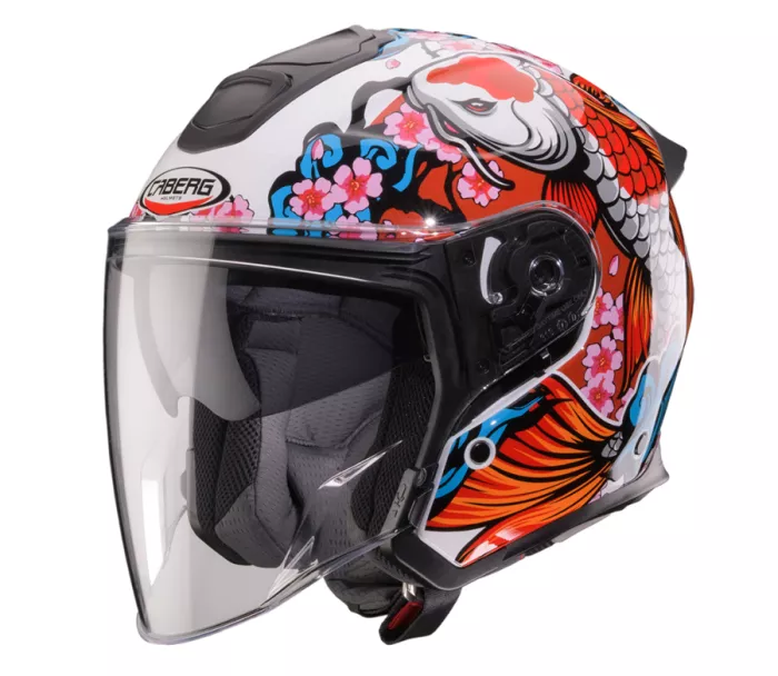 Caberg FLYON II KOI white/red/orange/blue vel. S