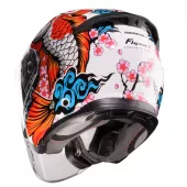 Caberg FLYON II KOI white/red/orange/blue vel. S