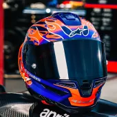 Závodná helma Alpinestars  Supertech R10 Flyte purple/red glossy