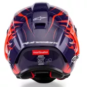 Závodná helma Alpinestars  Supertech R10 Flyte purple/red glossy