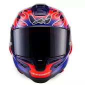 Závodná helma Alpinestars  Supertech R10 Flyte purple/red glossy