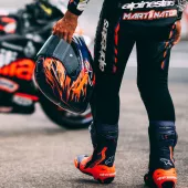 Závodná helma Alpinestars  Supertech R10 Flyte purple/red glossy