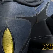 Dámske kevlarové džínsy na moto Trilobite PROBUT X-FACTOR blue