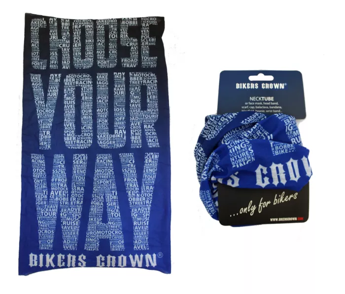 Bikers Crown Neck Tube - Choose your way