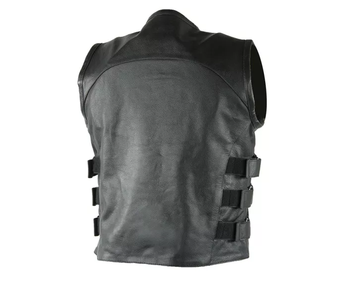 Kožená vesta Nazran Blade black veľ. 8XL