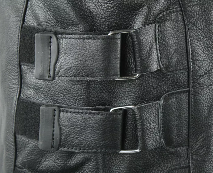 Kožená vesta Nazran Blade black veľ. 8XL
