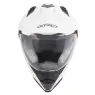 Helma na motorku XRC Dual Alpiner white/dark grey