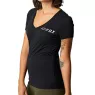 Dámské triko Fox Apex Vneck Ss Tee black
