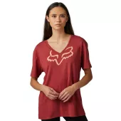 Dámské tričko Fox Boundary Ss Top - Scarlet