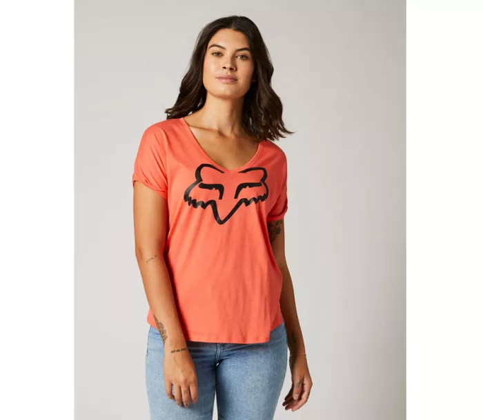 Dámské tričko FOX 25718-502 Boundary Ss Top - Flamingo