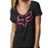 Dámske tričko FOX Boundary Ss Top - Black / Pink