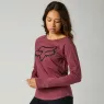 Dámske tričko FOX Boundary Ls Top - Purple HZ