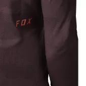 Dámsky MTB dres Fox Womens Ranger Tru Dri LS dark maroon