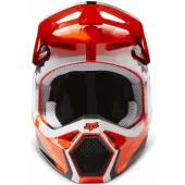 Dětská motokrosová helma Fox Yth V1 Leed Helmet Dot/Ece Fluo Orange vel. YM