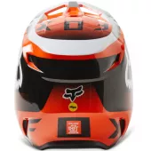 Dětská motokrosová helma Fox Yth V1 Leed Helmet Dot/Ece Fluo Orange vel. YM