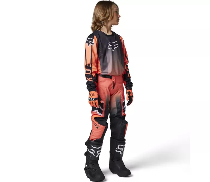 Detské motokrosové nohavice Fox Yth 180 Leed Pant Fluo Orange veľ. 22