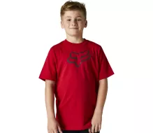 Detské tričko Fox Youth Legacy Ss Tee - Flame Red