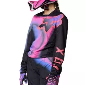 Dámsky motokrosový dres Fox Wmns 180 Toxsyk Jersey Black/Pink