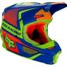 Detská motokrosová prilba Fox YTH V1 Oktiv blue