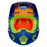 Detská motokrosová prilba Fox YTH V1 Oktiv blue