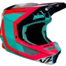 Motokrosová prilba Fox V2 voke Ece aqua