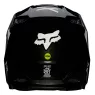 Detská motokrosová prilba Fox YTH V1 Revn Ece black / white