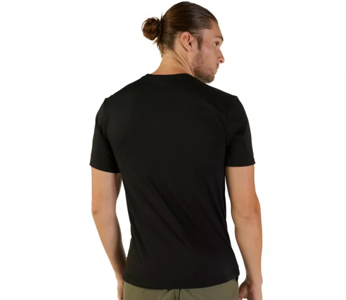 Fox Wordmark Ss Tech Tee Black vel. L