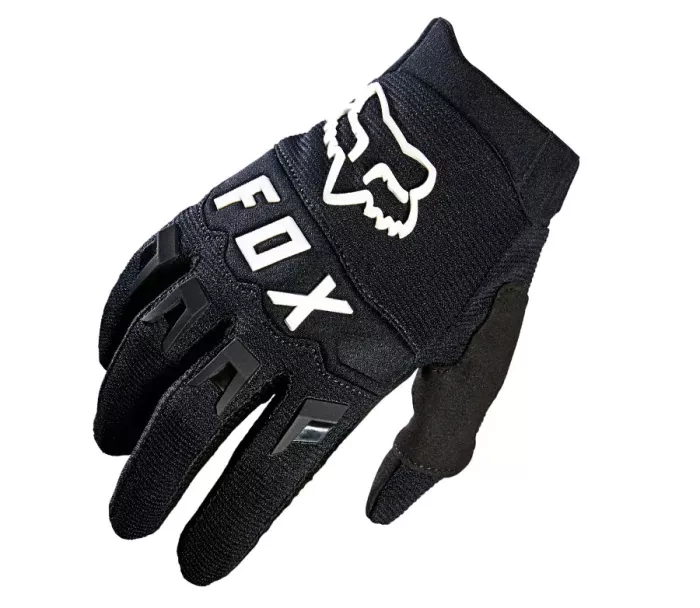 Detské rukavice na motokros Fox YTH Dirtpaw black / white veľ. YXS