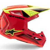 Alpinestars SM3 Youth Fray red/yellow/black glossy helmet vel. YL