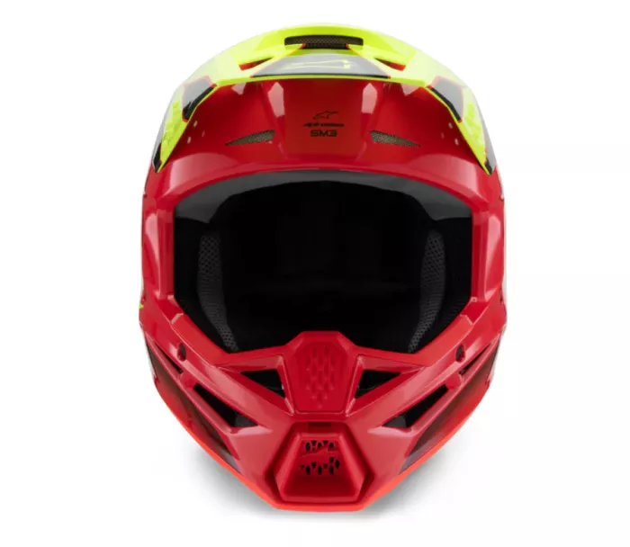 Alpinestars SM3 Youth Fray red/yellow/black glossy helmet vel. YL