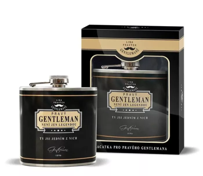 Darčeková ploskačka Gentleman legenda